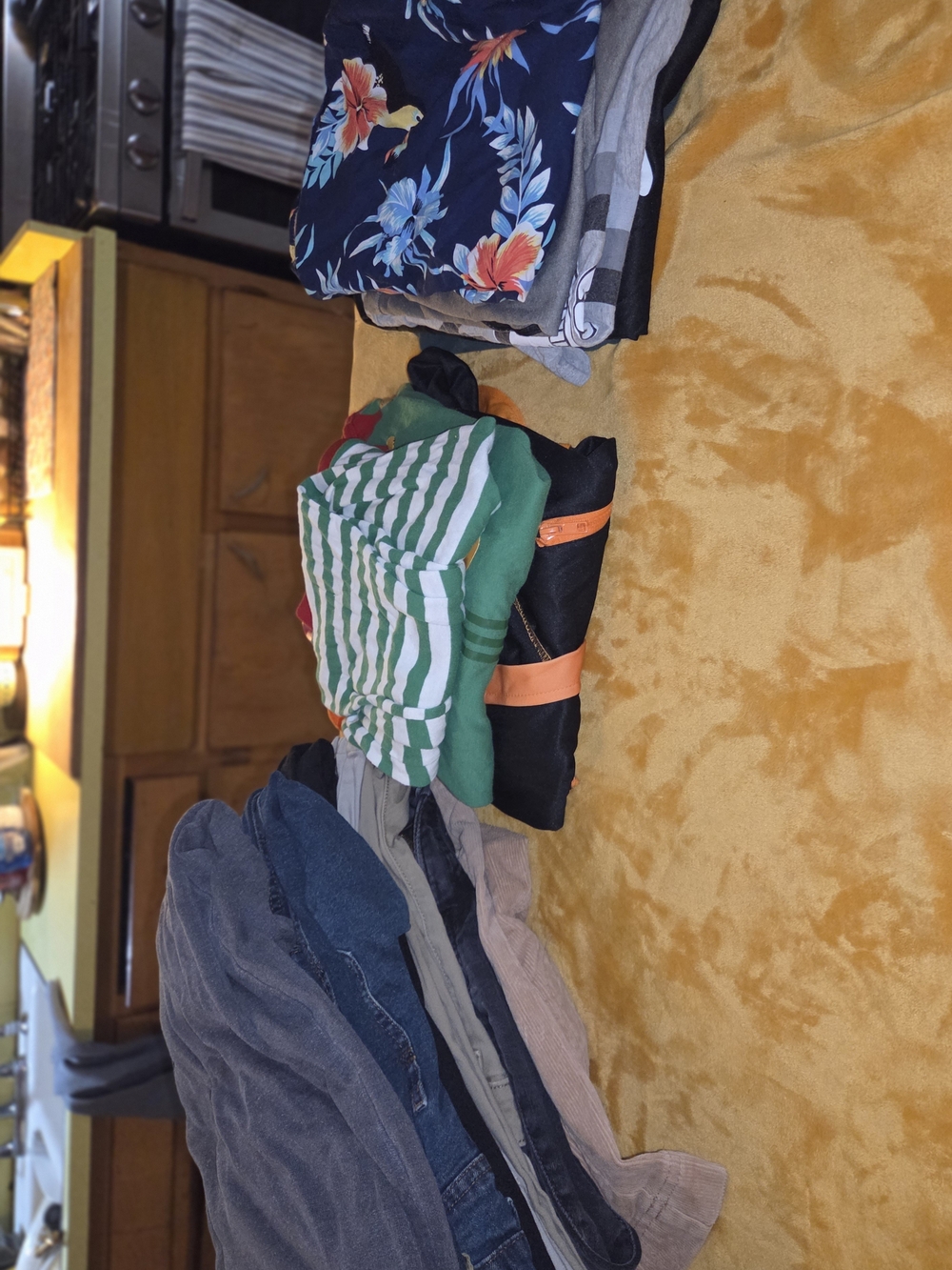 7 pair of pants, 7 shirts 2 costumes. Boys 8/10